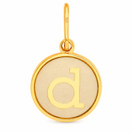 Alex And Ani Charm Lettre D Doré