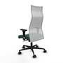 Piqueras y Crespo Chaise de Bureau Albacete, Vert Bouteille et Blanc