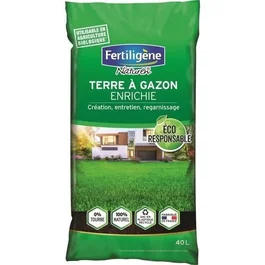 Fertiligene Terre à gazon enrichie responsable 40 L