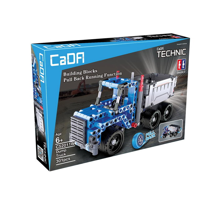 CADA Camion Dumper Construction 301 Pièces avec Guide de Montage Étape par Étape - Kit Mécanique Éducatif - Jouet Recommandé à Partir de 6 Ans CADA Camion Dumper Construction 301 Pièces avec Guide de Montage Étape par Étape - Kit Mécanique Éducatif - Jouet Recommandé à Partir de 6 Ans