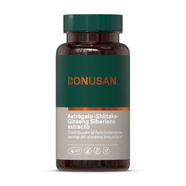 BONUSAN Astragalo-Shiitake-Ginseng Siberiano extrait 90 capsules