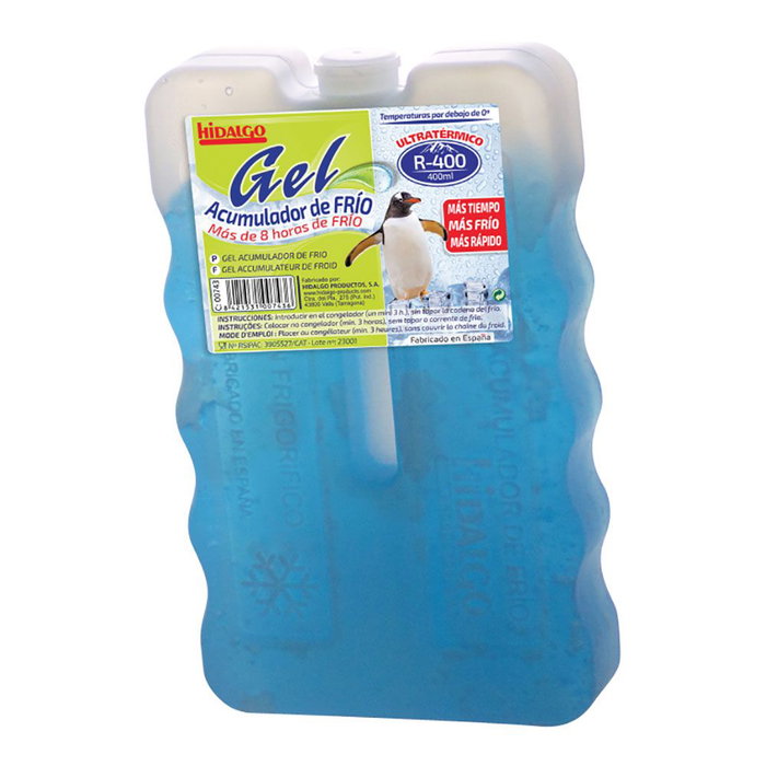 Hidalgo R-400 Gel Accumulateur de Froid 400 ml 16 x 9 x 3 cm Bleu Hidalgo R-400 Gel Accumulateur de Froid 400 ml 16 x 9 x 3 cm Bleu