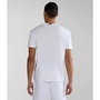 Maillot de Corps de Sport à Manches Coupe Napapijri S-Bollo Ss 1 Blanc