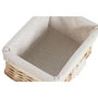 Panier à linge Home ESPRIT Naturel osier Boho 47 x 35 x 55 cm 5 Pièces