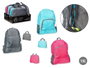 Arte Regal Mochila Pliable Légère Lot Assorti Couleurs Aléatoires 20x5x22 cm Polyester (Set de 12)