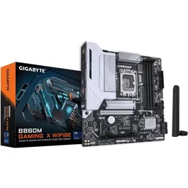 Gigabyte B860M GAMING X WIFI6E - Carte mère Intel LGA 1851 pour Intel Core Ultra, DDR5 jusqu'à 9200 MHz, PCIe 5.0 M.2, Wi-Fi 6E, 2.5 GbE LAN, USB 4