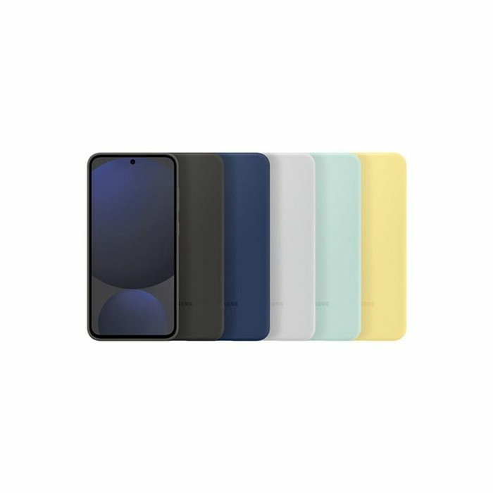 Samsung Coque en silicone pour Galaxy S24 FE Bleu