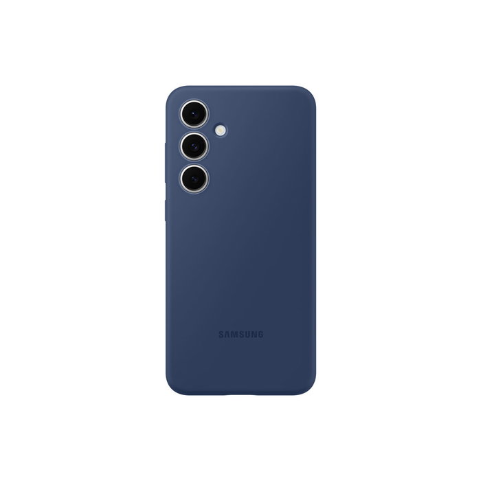 Samsung Coque en silicone pour Galaxy S24 FE Bleu