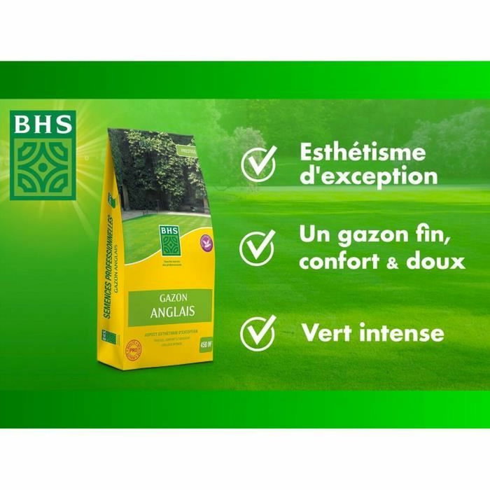 BHS Semence de Gazon Anglais 10kg BHS Semence de Gazon Anglais 10kg