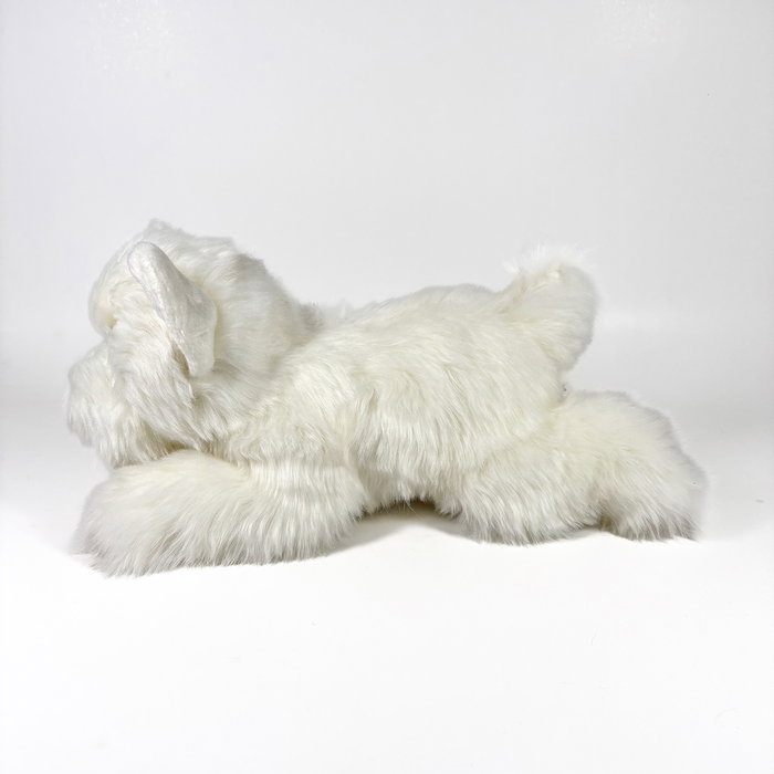Deqube Peluche Terrier Blanc Couché 25cm Licence Bocalan +0 Mois Deqube Peluche Terrier Blanc Couché 25cm Licence Bocalan +0 Mois