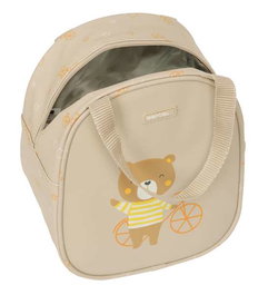 SAFTA Preescolar "Osito" - Nécessaire thermique facile à nettoyer pour enfant 3 ans, motif ours, 19x22x14 cm