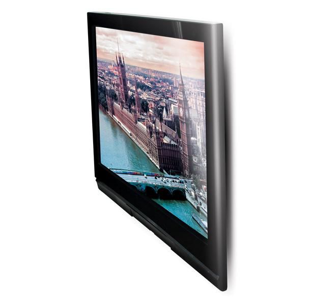 B-Tech BT8200 Support mural universel ultra-fin pour écrans plats jusqu'à 47" / 40 kg, compatible VESA 75x75 à 200x200, Noir