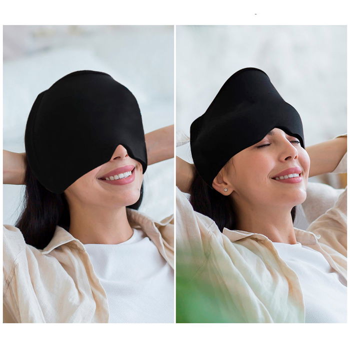 Paloma Beauties Casque de Refroidissement et Compression pour Céphalées et Stress, Unisexe, 1 Unité