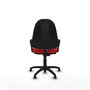 PIQUERAS Y CRESPO Chaise de bureau Algarra, similicuir rouge