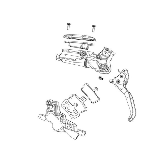Sram Kit de supports de plaquettes de frein Arcoiris pour G2 Ultimate/RSC (2 unités) Sram Kit de supports de plaquettes de frein Arcoiris pour G2 Ultimate/RSC (2 unités)