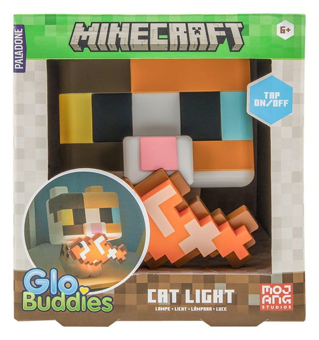 Paladone Products Minecraft lampe GloBuddies Cat 15 cm Paladone Products Minecraft lampe GloBuddies Cat 15 cm