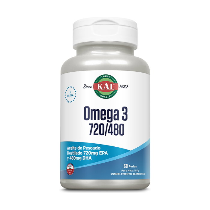 Kal Omega 3 720/480 60 perles Kal Omega 3 720/480 60 perles