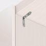 Edm Équerre de renfort modèle AN24, 50 x 50 x 16 mm, 4 unités