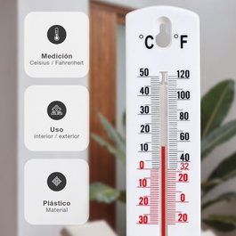 Navelis Thermomètre analogique Celsius / Fahrenheit