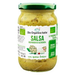 BIO ORGANICA ITALIA Sauce à l'artichaut et au fromage Bio 350 g