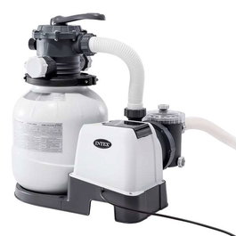 Intex Pompe Filtre à Sable Électrique pour Piscine 220-240V, Débit 7900 L/H, En PVC