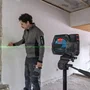 Bosch Laser combiné professionnel GCL 12V-50-22 CG, Lignes laser vertes, Portée 25 m (50 m avec récepteur), Précision ±3 mm à 10 m, Alimentation par batterie 12 V, IP65