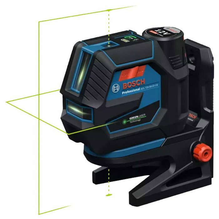 Bosch Professional GCL 12V-50-22 CG - Laser combiné à lignes vertes