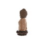 Home ESPRIT Figurine Décorative Buda Oriental - Lot de 3 Unités - Marron Orange Corail Citron