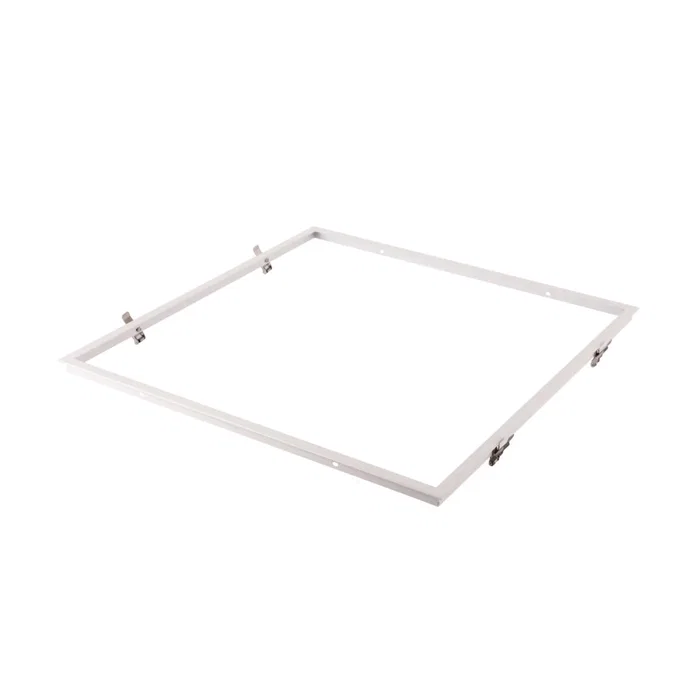 BX3 Light Pack de 6 Cadres en Aluminium pour Panneau LED 600 x 600 mm, BX3-AF-600x600, Finition Professionnelle pour Installation au Plafond