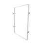 BX3 Light Pack de 6 Cadres en Aluminium pour Panneau LED 600 x 600 mm, BX3-AF-600x600, Finition Professionnelle pour Installation au Plafond