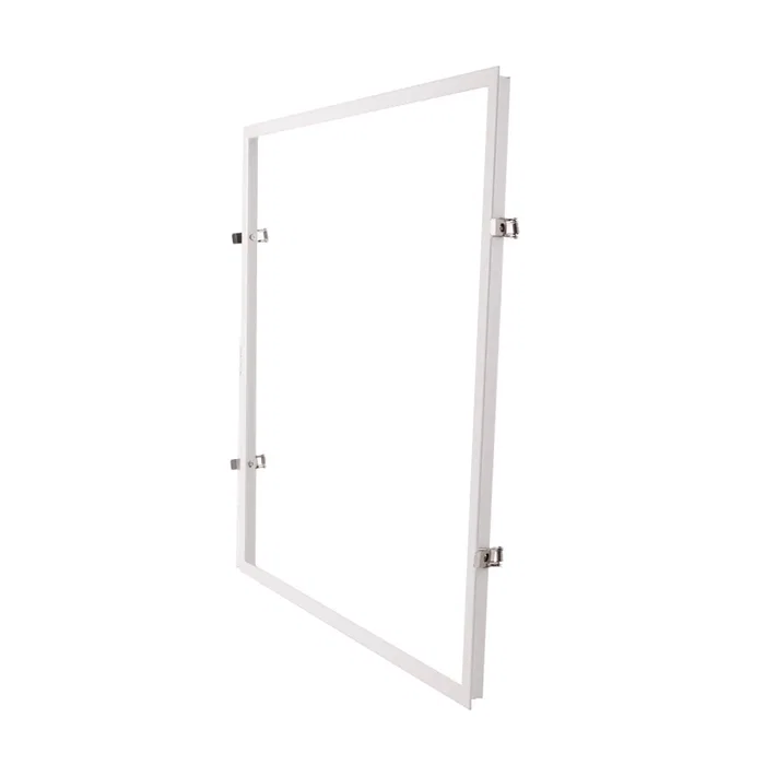 BX3 Light Pack de 6 Cadres en Aluminium pour Panneau LED 600 x 600 mm, BX3-AF-600x600, Finition Professionnelle pour Installation au Plafond
