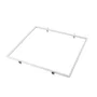 BX3 Light Pack de 6 Cadres en Aluminium pour Panneau LED 600 x 600 mm, BX3-AF-600x600, Finition Professionnelle pour Installation au Plafond