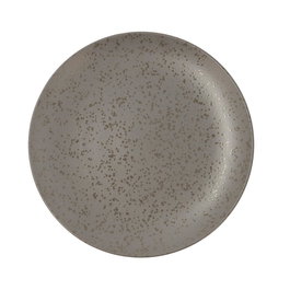 Ariane Plat Llano Porcelana Oxide 31 cm Gris Cerámica Apto Microondas Horno Lavavajillas Resistente Choque Térmico