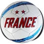 FFF Aurora - Ballon de football taille 5 - Design moderne brillant - Poids 380g - Idéal entraînement et matchs loisirs