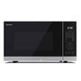 Sharp YC-PG234AE-S - Micro-ondes Digital avec Gril, 900 W (Grill 1000 W), 23 Litres, Noir - Cuisson rapide et facile