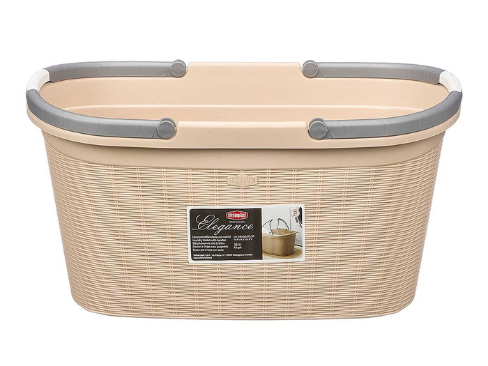 STEFANPLAST Panier à linge avec poignées Elegance, Crème