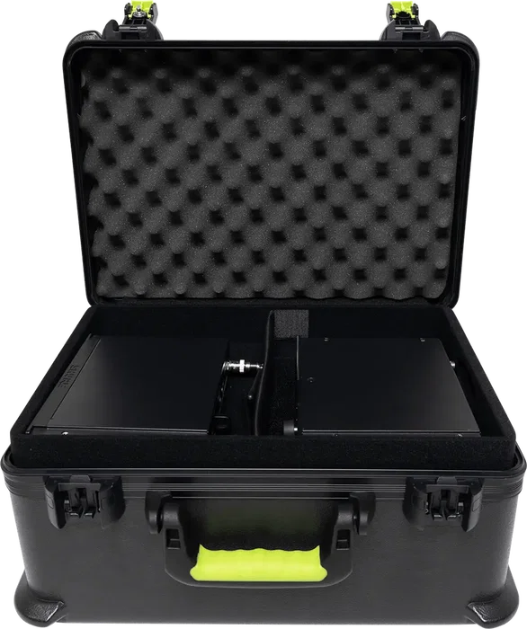SBG Mallette de transport en polyéthylène pour 7 micros HF et accessoires SBG Mallette de transport en polyéthylène pour 7 micros HF et accessoires