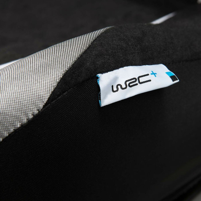 WRC Lot de 5 housses de sièges universelles avec appuie-tête Noir/Gris