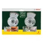 Bosch - Lot de 2 disques diamantés Ø 125 mm - Pour carrelage et matériaux de construction (duopack en pochette carton)