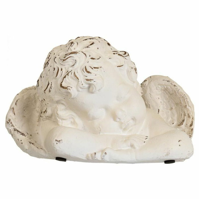 Figurine Décorative Alexandra House Living Blanc Ange 18 x 19 x 29 cm