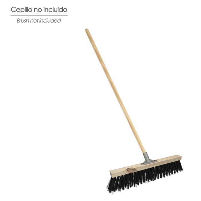 WOLFPACK LINEA PROFESIONAL Manche industriel en bois avec filetage 120 x 0,23 cm