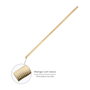 WOLFPACK LINEA PROFESIONAL Manche industriel en bois avec filetage 120 x 0,23 cm