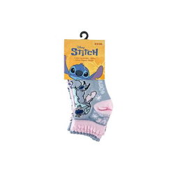 Cerdá Pack de 3 paires de chaussettes Stitch et motifs assortis - Taille 27-30 - Pour enfant