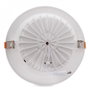 Spot LED Circulaire Downlight 24W 6000°K Blanc Froid Anti-éblouissant UGR19