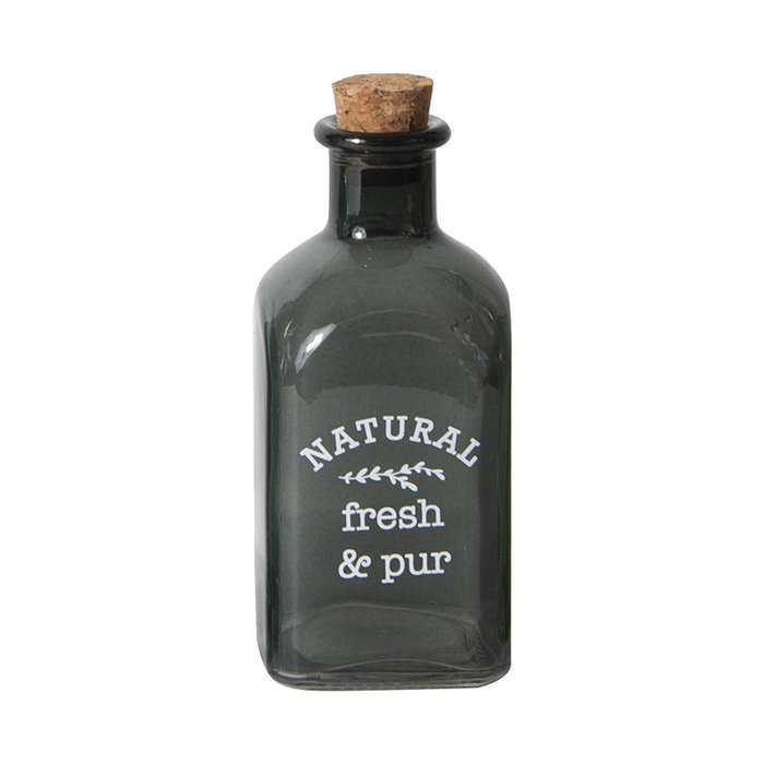 Home Deco Factory Bouteille pour condiments en verre teinté 130 ml