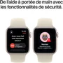 Apple Watch SE 3 GPS + Cellular 40mm Aluminium Midnight et Bracelet Sport Bleu Marine