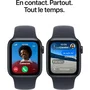 Apple Watch SE 3 GPS + Cellular 40mm Aluminium Midnight et Bracelet Sport Bleu Marine