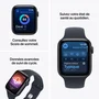 Apple Watch SE 3 GPS + Cellular 40mm Aluminium Midnight et Bracelet Sport Bleu Marine