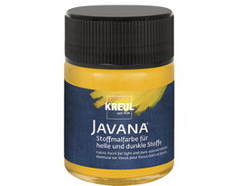 Kreul Peinture textile Javana Jaune or 50ml