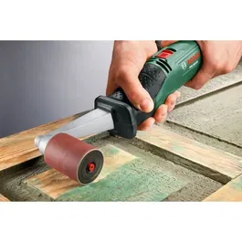 Bosch Manchon abrasif PRR Lot de 3, grain 80, largeur rouleau 60mm, pour ponçage bois métal matières synthétiques